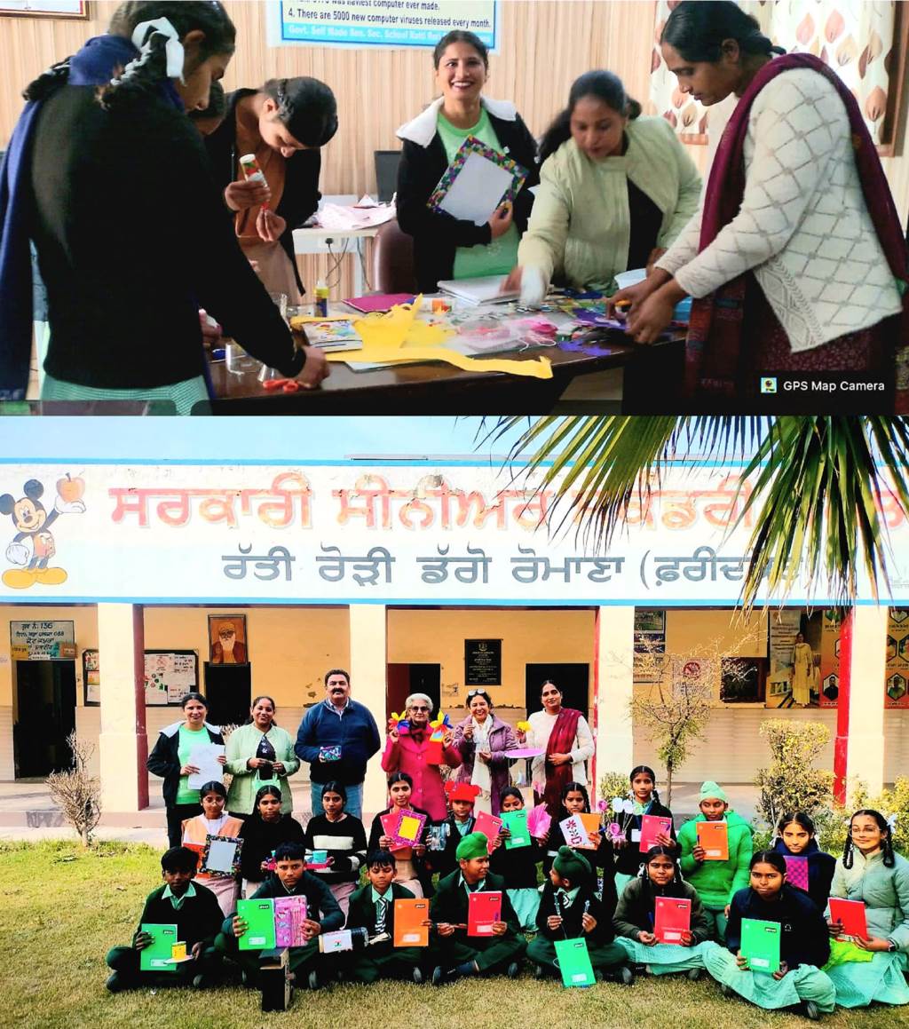 GSSS Rattirodi Daggo Romana Successfully Organized Best Out of Waste Skilling Workshop